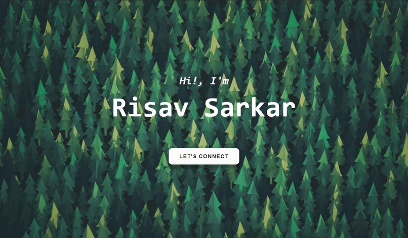 My Personal Website – screenshot 1