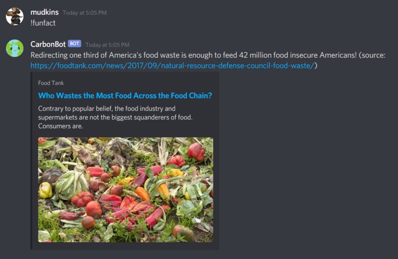 CarbonBot – screenshot 6