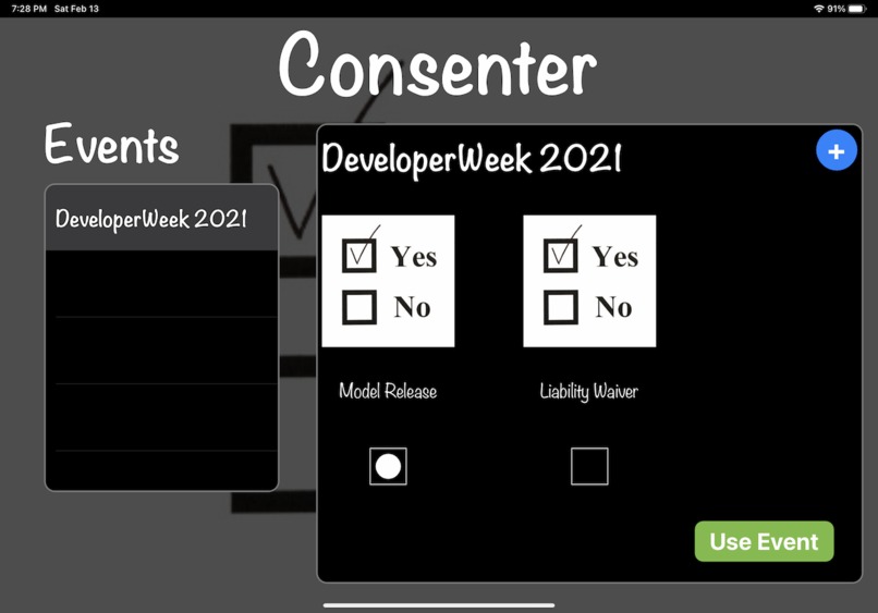 Consent – screenshot 1