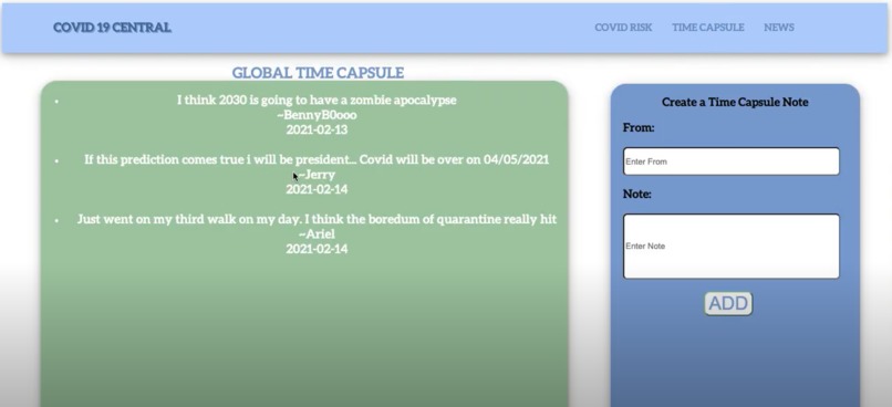Covid 19 Central – screenshot 2