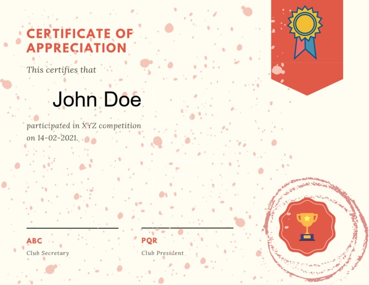 Automatic Certificate Generator – screenshot 1