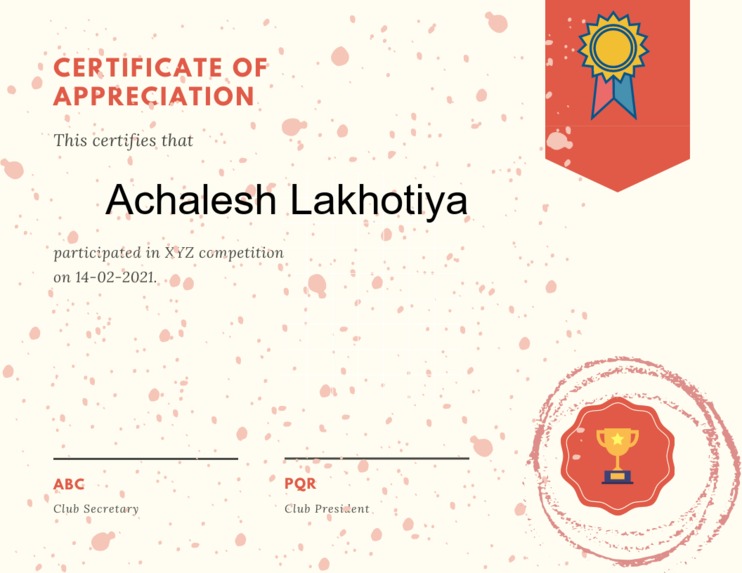 Automatic Certificate Generator – screenshot 2