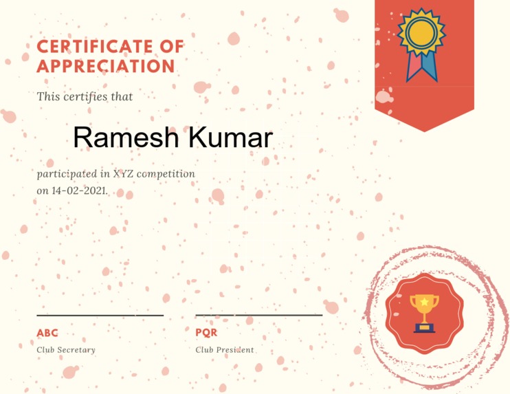 Automatic Certificate Generator – screenshot 3