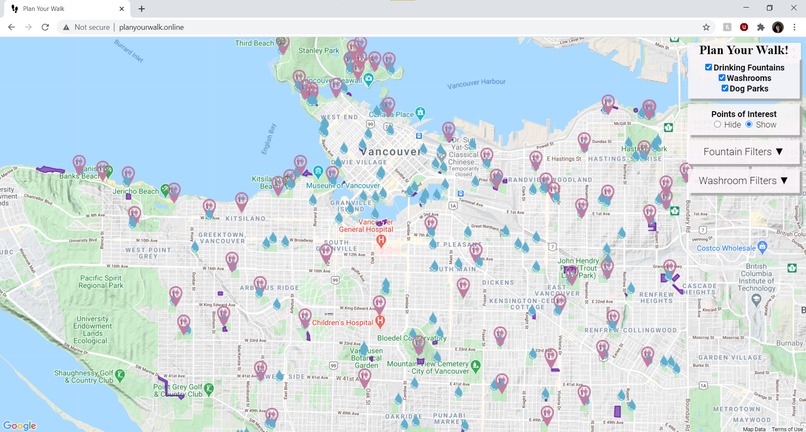 Plan Your Walk – screenshot 1