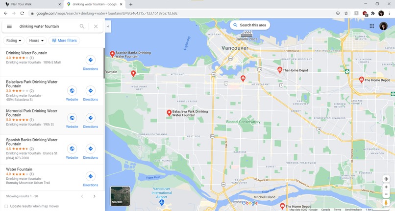 Plan Your Walk – screenshot 2
