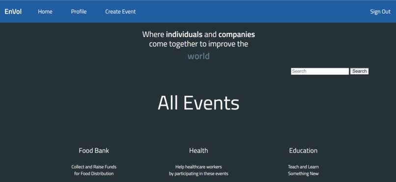 EnVol - Encourage Volunteering – screenshot 2