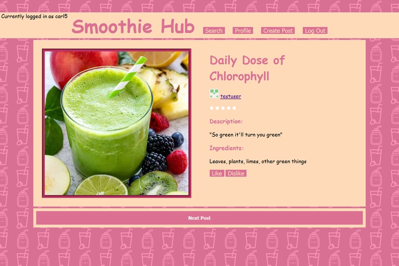 Smoothie Hub – screenshot 1