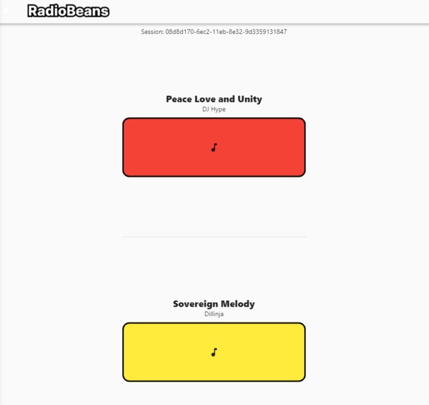 RadioBeans – screenshot 1