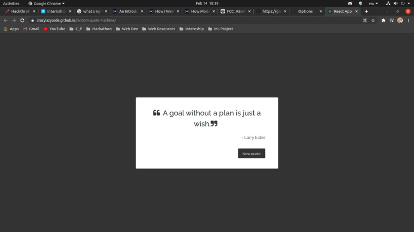 random-quote-machine – screenshot 1