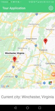 Tour App – screenshot 2