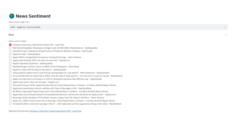 Smart Tool for News Analysis – screenshot 1