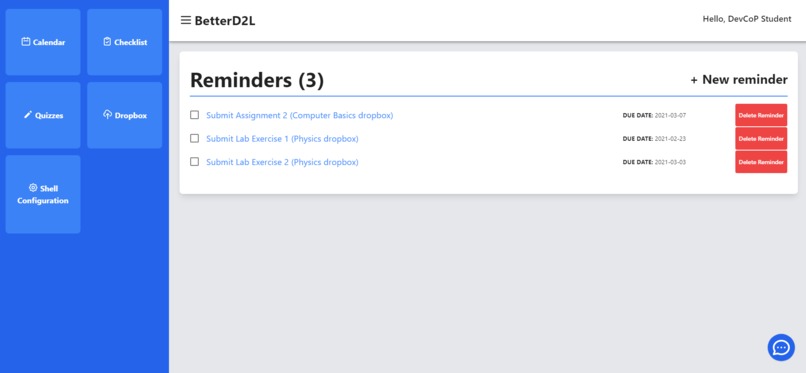BetterD2L – screenshot 4