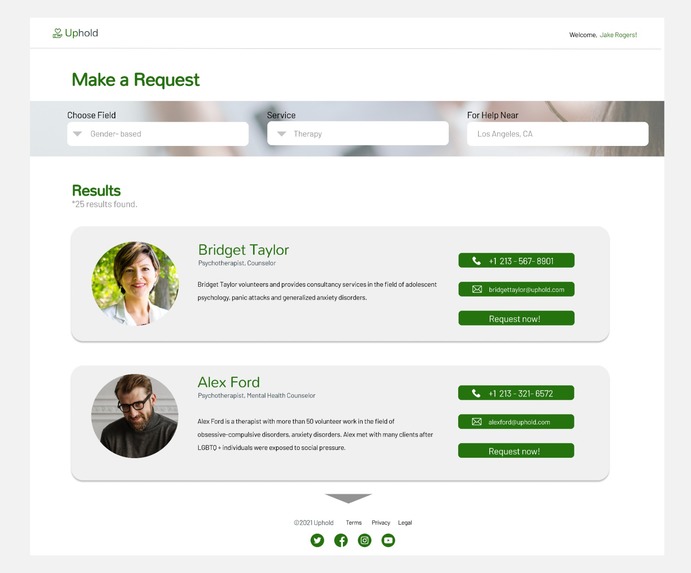 UPHOLD – screenshot 5