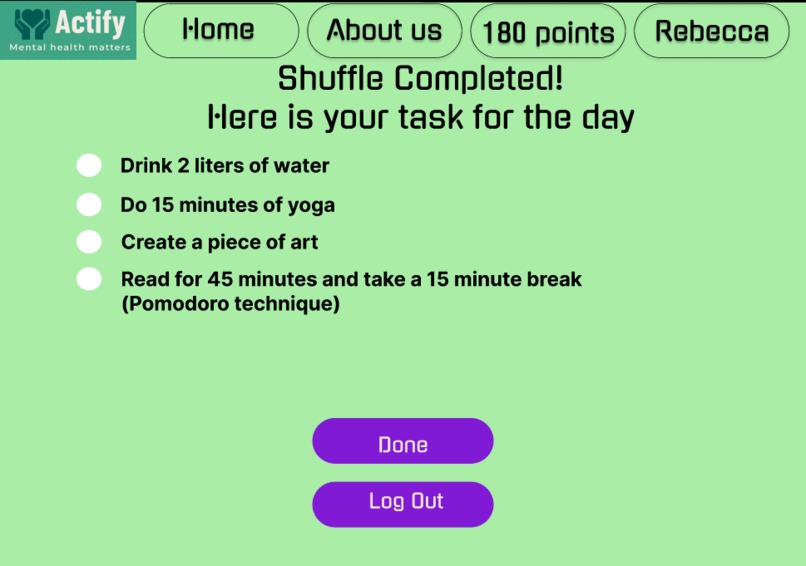 Actify – screenshot 8