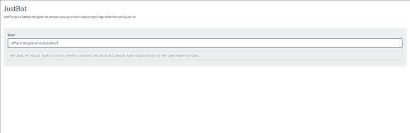 JustBot – screenshot 1