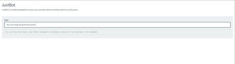 JustBot – screenshot 2