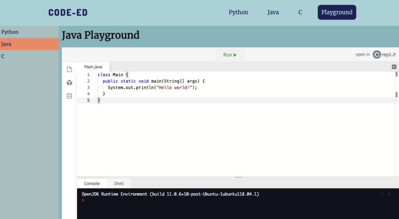 Code-Ed – screenshot 1