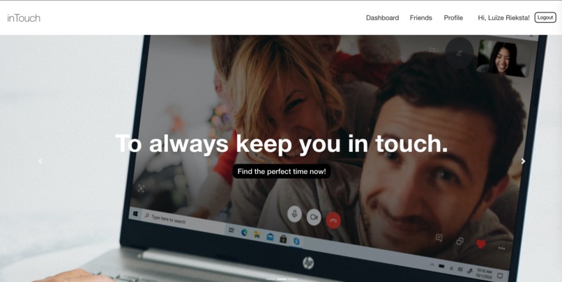 inTouch – screenshot 1