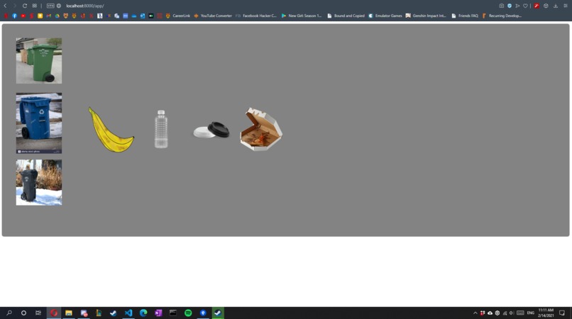 Waste Disposal website – screenshot 1