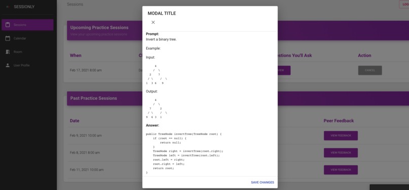 Sessionly – screenshot 2
