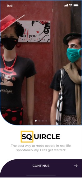 Squircle - A real world social networking app – screenshot 2