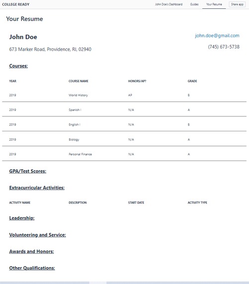 College Ready – screenshot 4