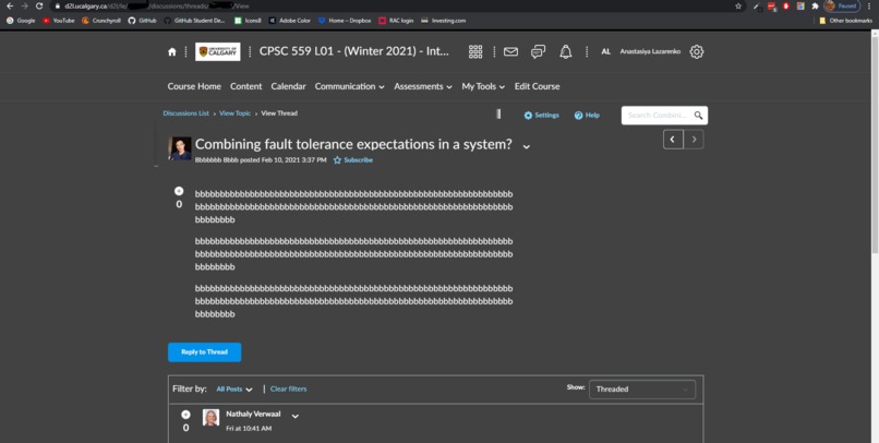 D2L Coding Extension – screenshot 1
