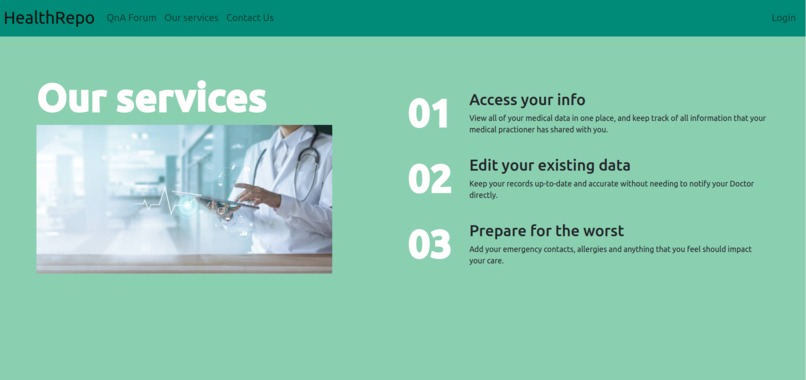 HealthRepo – screenshot 4