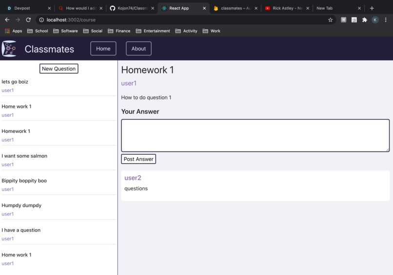 Classmates – screenshot 2