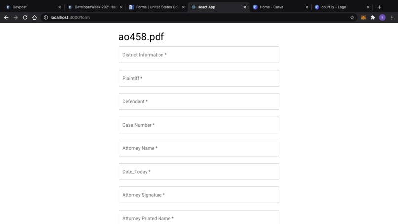 court.ly: court forms made simple – screenshot 4