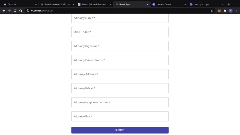 court.ly: court forms made simple – screenshot 5
