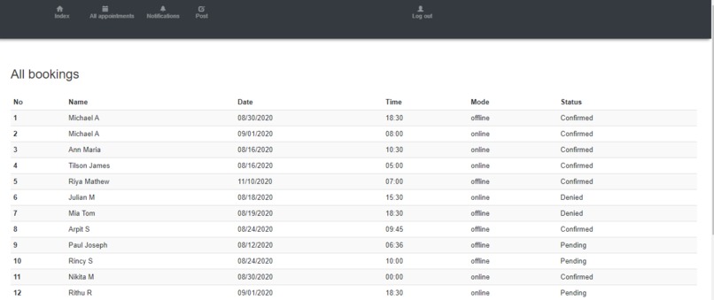 HealthAtHome – screenshot 1
