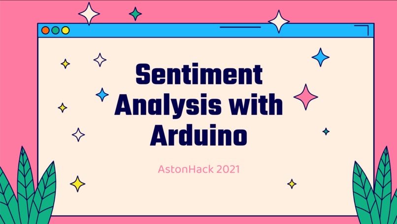 Sentiment Analysis with Arduino Lights – screenshot 1