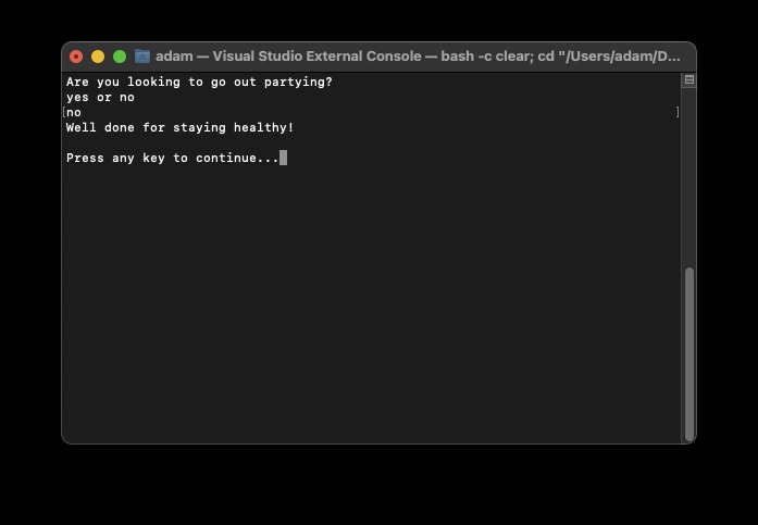 Party Health Tester – screenshot 2