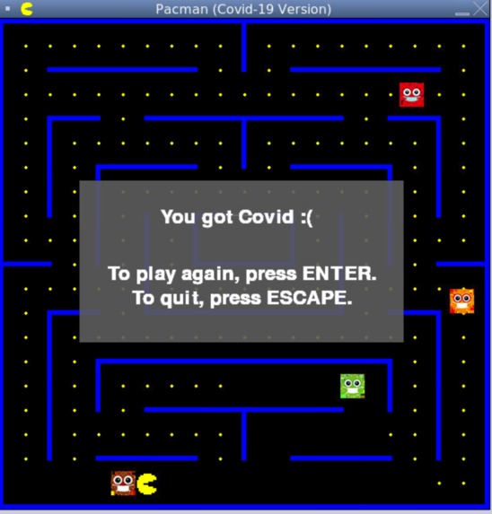 Pacman Game (Covid-19 Version) – screenshot 1
