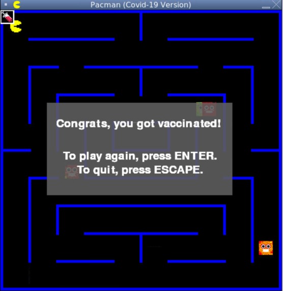 Pacman Game (Covid-19 Version) – screenshot 3