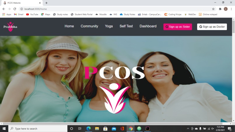 Pratibha Web Application  – screenshot 1