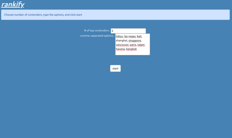 rankify – screenshot 2