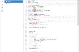 Mafia Town Python Edition - Cohackathon