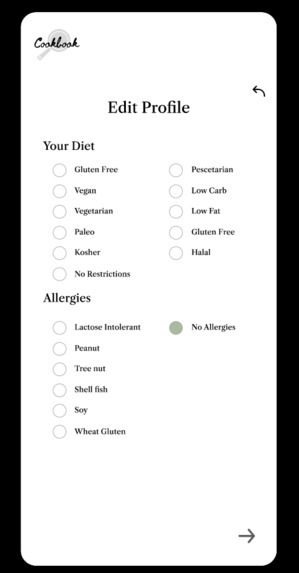 Cookbook – screenshot 2