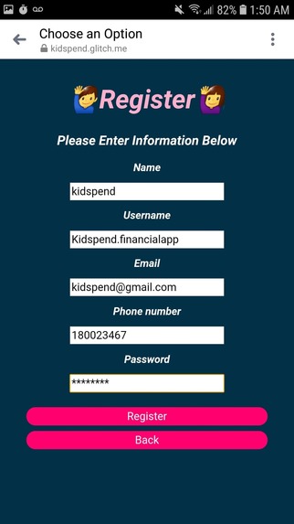 KidSpend – screenshot 2