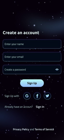 Space Explorer app for iOS – screenshot 2