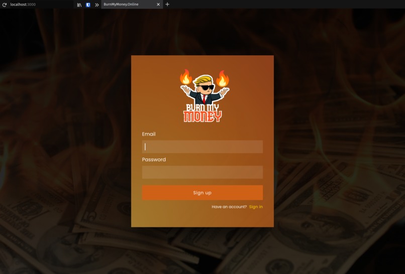 BurnMyMoneyOnline – screenshot 1