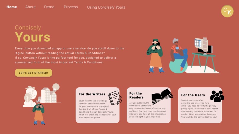 Concisely Yours – screenshot 1