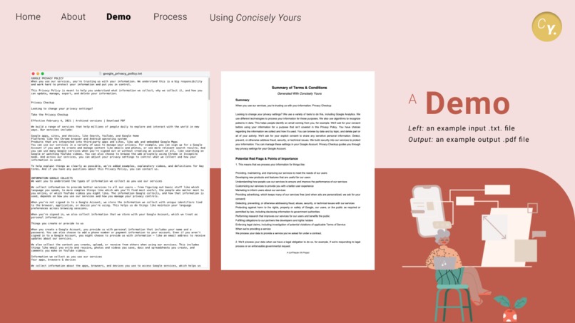 Concisely Yours – screenshot 3