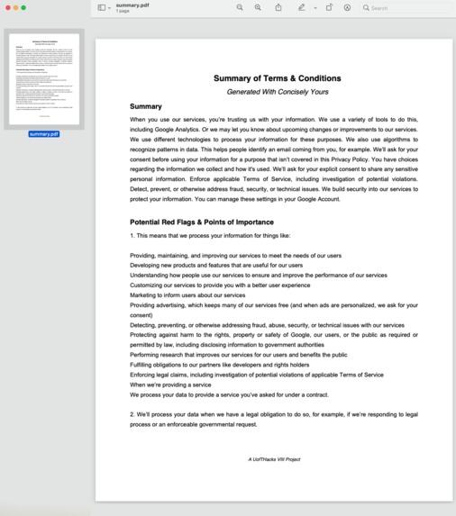 Concisely Yours – screenshot 7