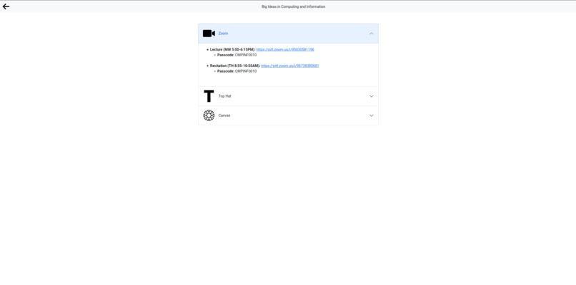 Pitt Connect – screenshot 2