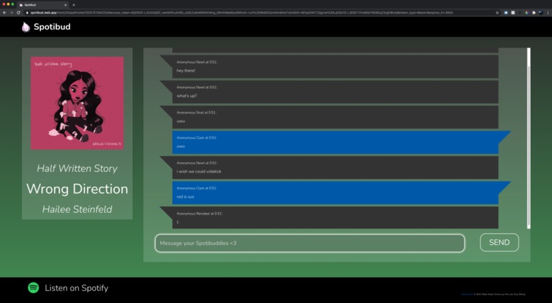 Spotibud – screenshot 1