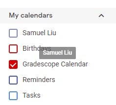 Gradescope Scheduler – screenshot 3