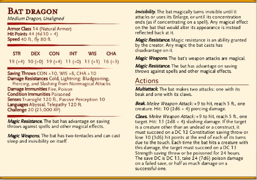 D&D&GPT: Generative Statblocks for 5th Edition D&D – screenshot 5